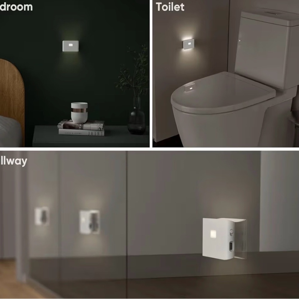 NIB WYZE Rechargeable Motion Sensor Night Lights 3-Pack - Picture 7 of 9